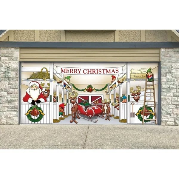 Early Christmas Sale-🔥2025 Christmas Garage Door Decoration