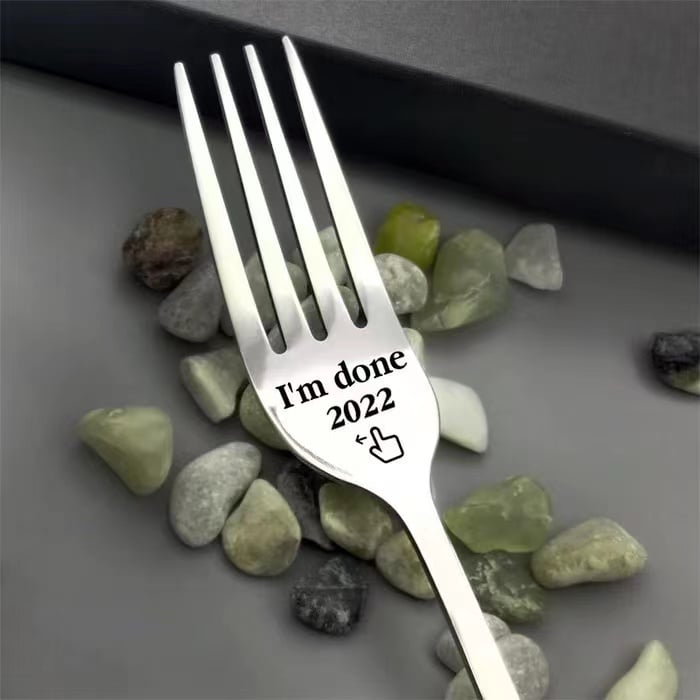 🔥 BIG SALE - 43% OFF🔥🔥 Engraved Fork (With Gift Box)