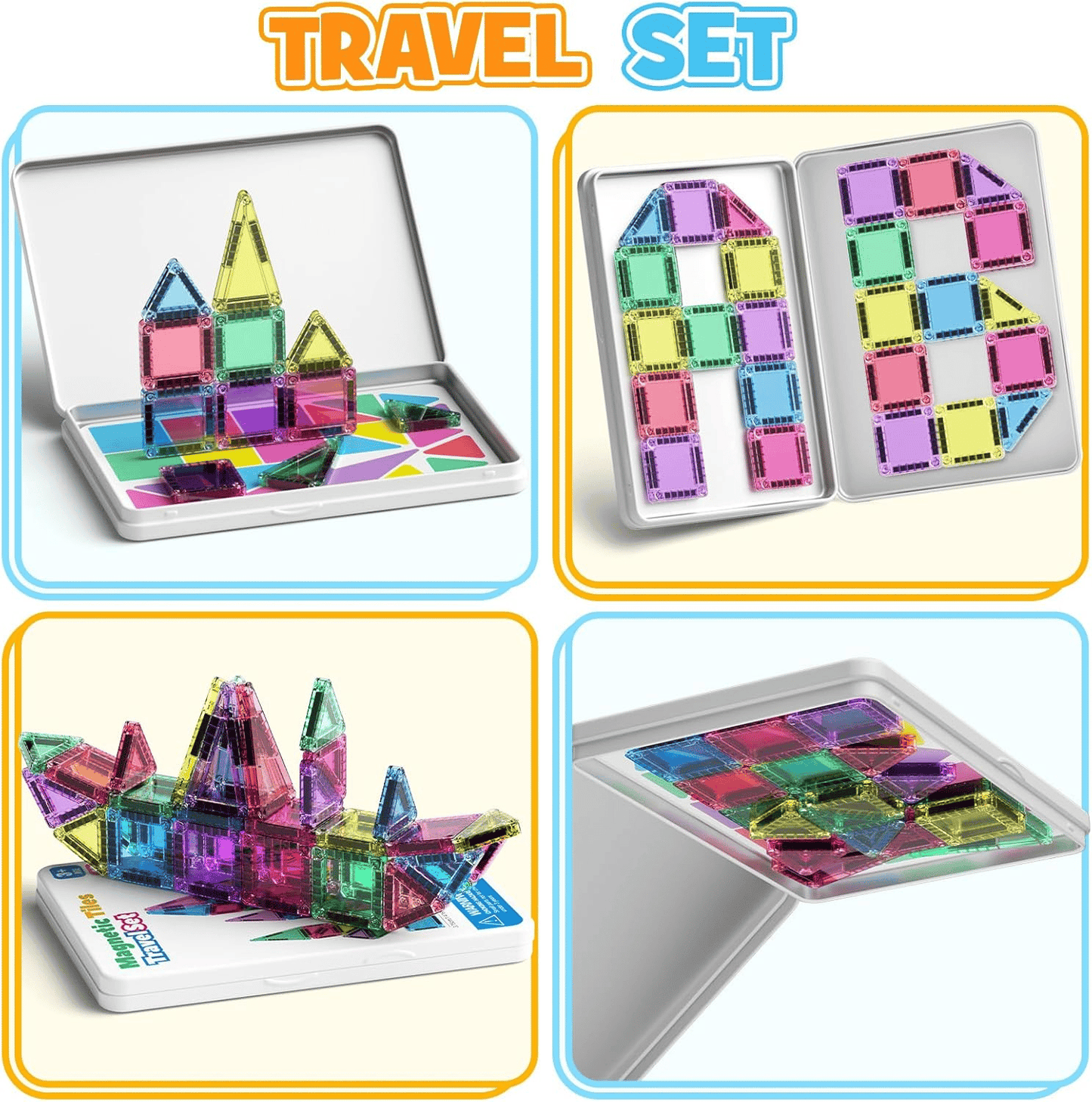 🎁🔥🧲 Children's Magnetic Building Blocks – STEM Educational Toys