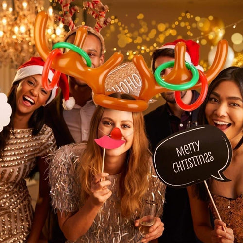 🌲Christmas Reindeer Ring Toss Game