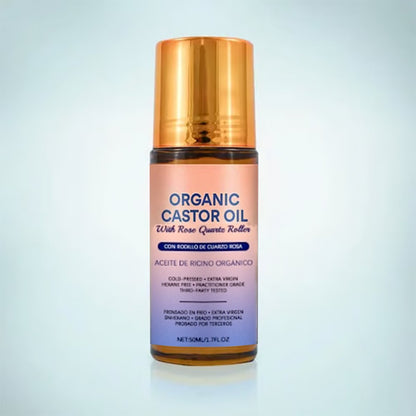 🌿 Refresh & Revive - ✨ Organic Castor Oil Roll-On - For Radiant Skin, Lush Hair & Relaxation