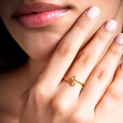 💕To My Bestie Ring - ''God put us together to be sisters by heart''👩‍❤️‍👩