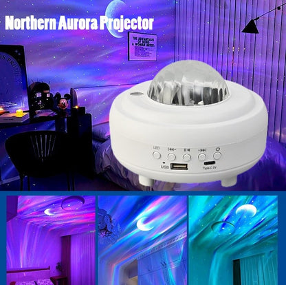 ✨Northern Lights Aurora Projector - Lost in the enchanting starry sky🥰