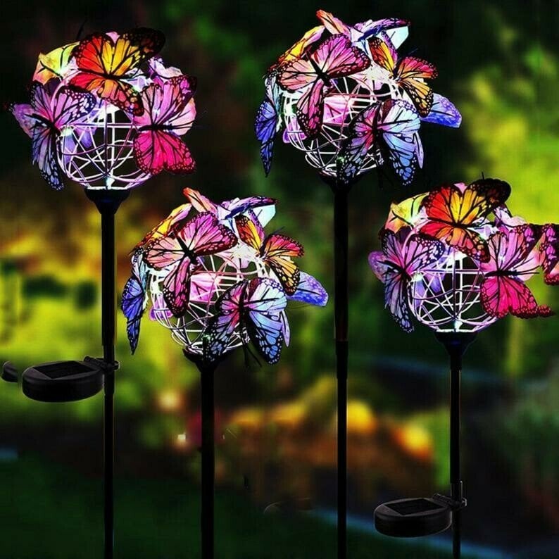 🔥BIG SALE - 48% OFF🔥Solar Stake Lights Butterflies Decor Lights