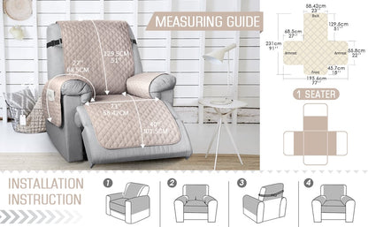 🔥 BIG SALE - 48% OFF🔥🔥-Non-Slip Recliner Chair Cover