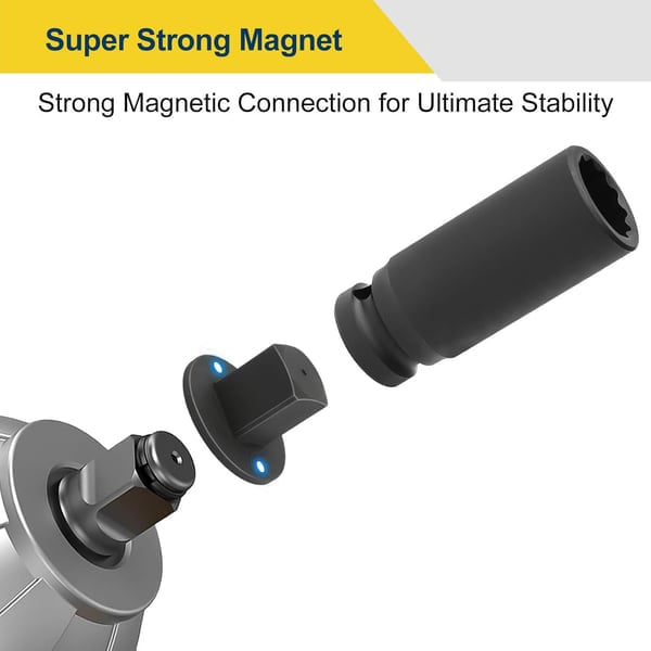 ✨2025 Low Profile Impact Socket Adapter Set – Industrial Drive Ratchet & Wrench Adapter Set for Tight Spaces, 4PC Hardware Kit: 3/4" to 1", 1/2" to 3/4", 1/2" to 3/8", 1/4" to 3/8"