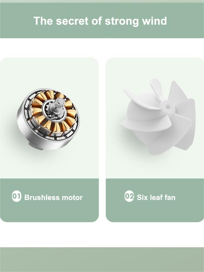 (🔥Early Mother's Day Sale- SAVE 48% OFF) -🔥-Smart Cold Compress Hand Held Fan Rechargeable Mini Portable Personal Fan