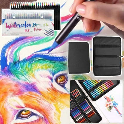 Watercolor nylon Brush Pen Sets🔥