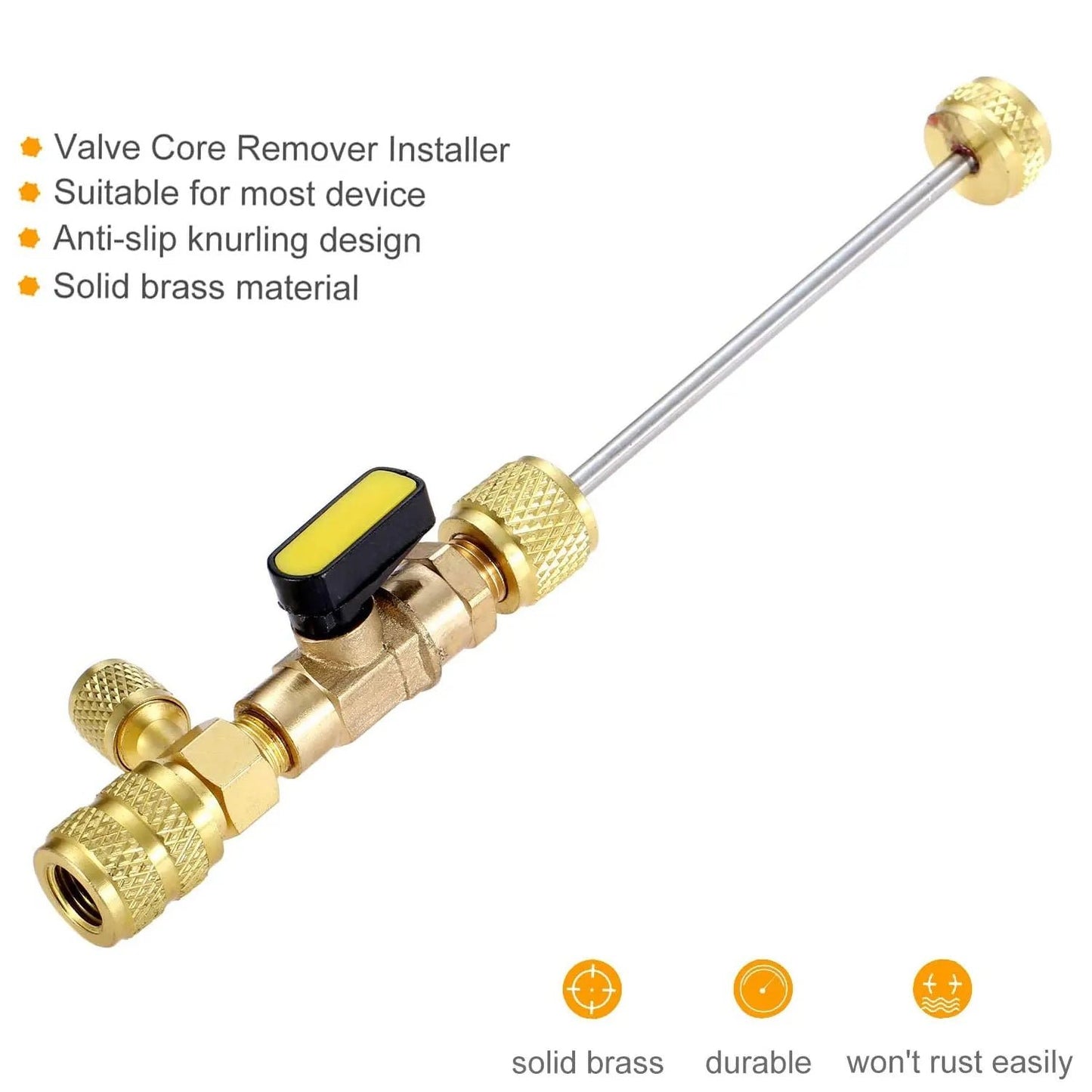 Home & Auto AC Valve Core Remover Installer Tool