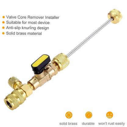 Home & Auto AC Valve Core Remover Installer Tool