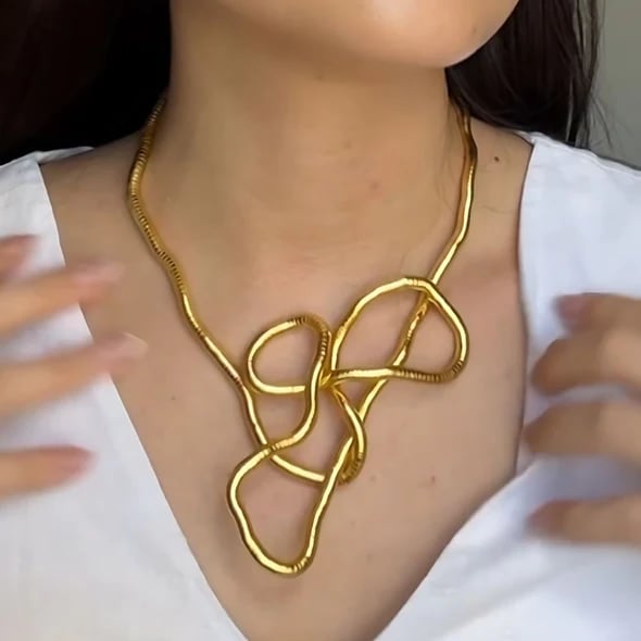 (Perfect Gift for Her🎁) Snake Malleable Necklace & Choker, Bracelet