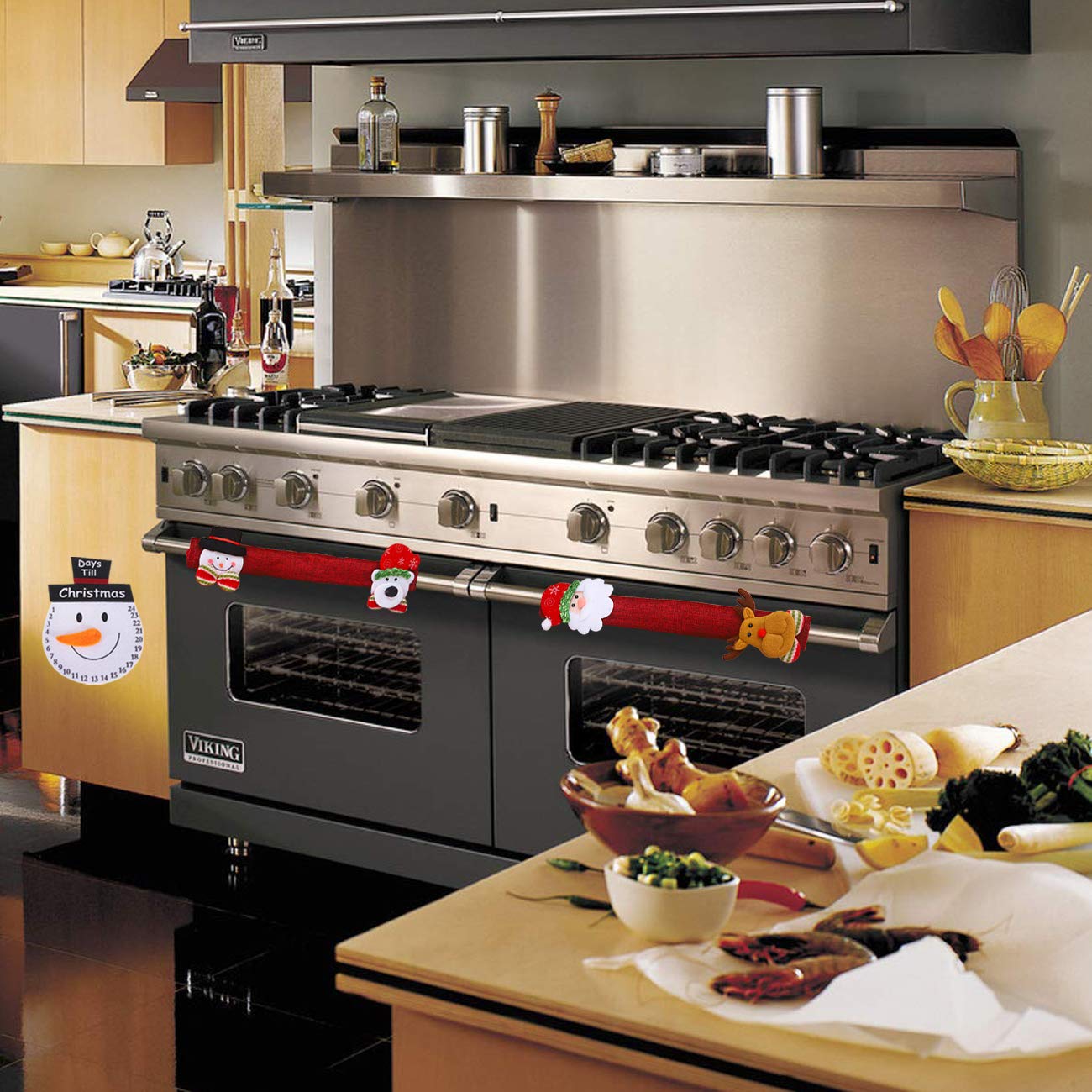 🎄SNOWMAN KITCHEN HANDLE DOOR COVERS