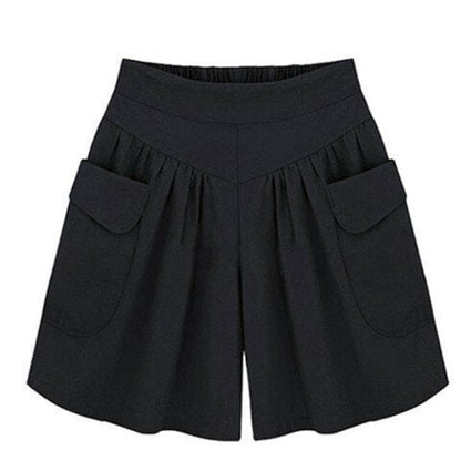 Women Beach Casual Hot Shorts with Elastic Waistband