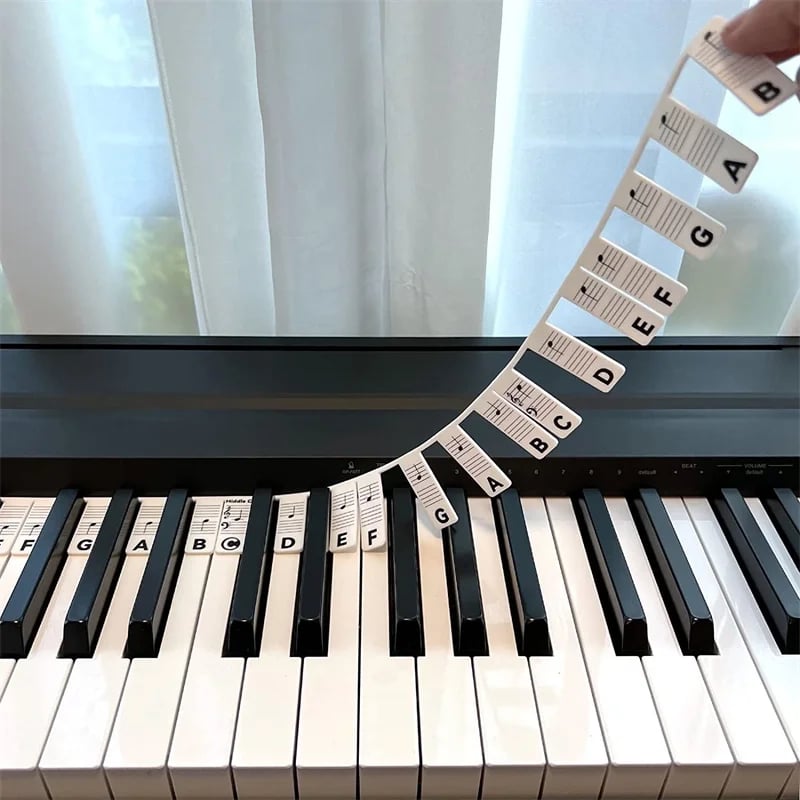 🎁  47% OFF🔥🔥--🎄Removable Piano Keyboard Note Labels