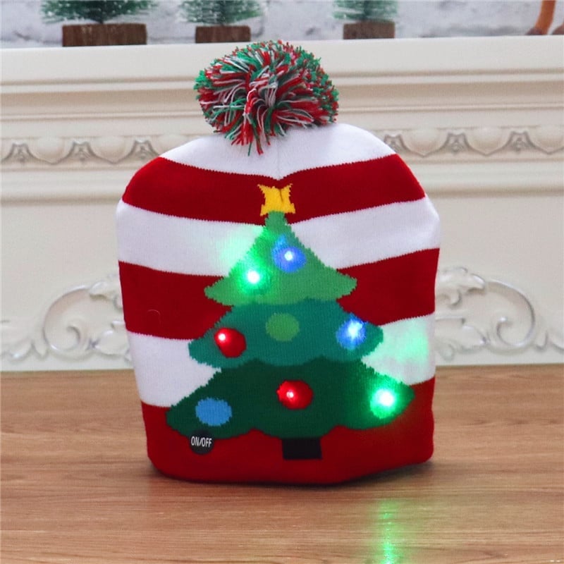 🎁2025 Early Christmas Sale - Christmas LED Light Knitted Beanies