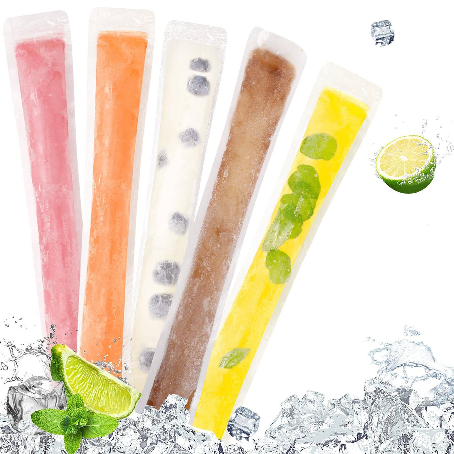 Disposable Ice Popsicle Mold Bags