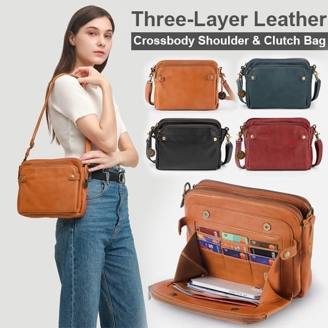 🔥Hot Sale 48% OFF🔥🔥-Crossbody Leather Shoulder Bags and Clutches