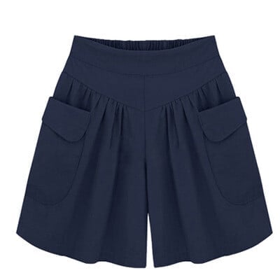 Women Beach Casual Hot Shorts with Elastic Waistband