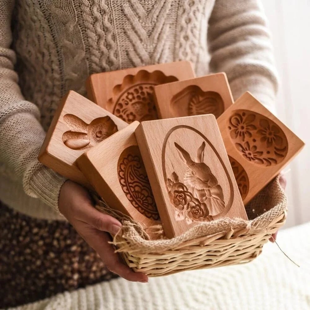 💖WOOD PATTERNED COOKIE CUTTER