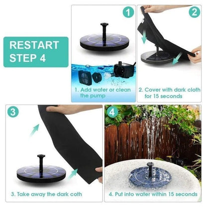 (Summer Sale- SAVE 47% OFF) Solar-Powered Bird Fountain Kit (Buy 2 get FREE SHIPPING)