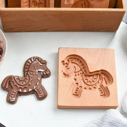 💖WOOD PATTERNED COOKIE CUTTER
