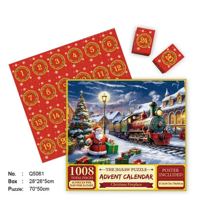 Christmas Advent Calendar Jigsaw Puzzle 1000pcs