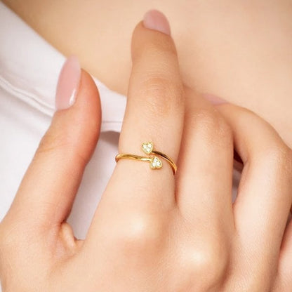 💕To My Bestie Ring - ''God put us together to be sisters by heart''👩‍❤️‍👩