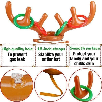 🌲Christmas Reindeer Ring Toss Game