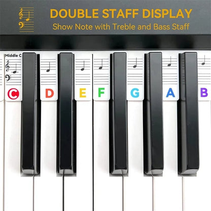 🎁  47% OFF🔥🔥--🎄Removable Piano Keyboard Note Labels