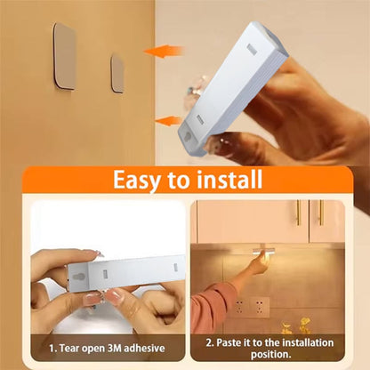 💡 Punch-free Smart Sensor Magnetic Rechargeable LED Lights