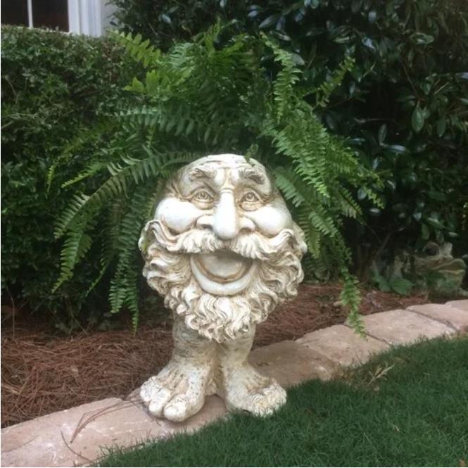 Mugglys Face Statue Planter - Happy New Year 48% OFF🎊